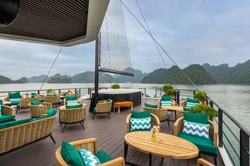 THE HALONG CATAMARAN – Premium Day Cruise on Bay with Water Slide