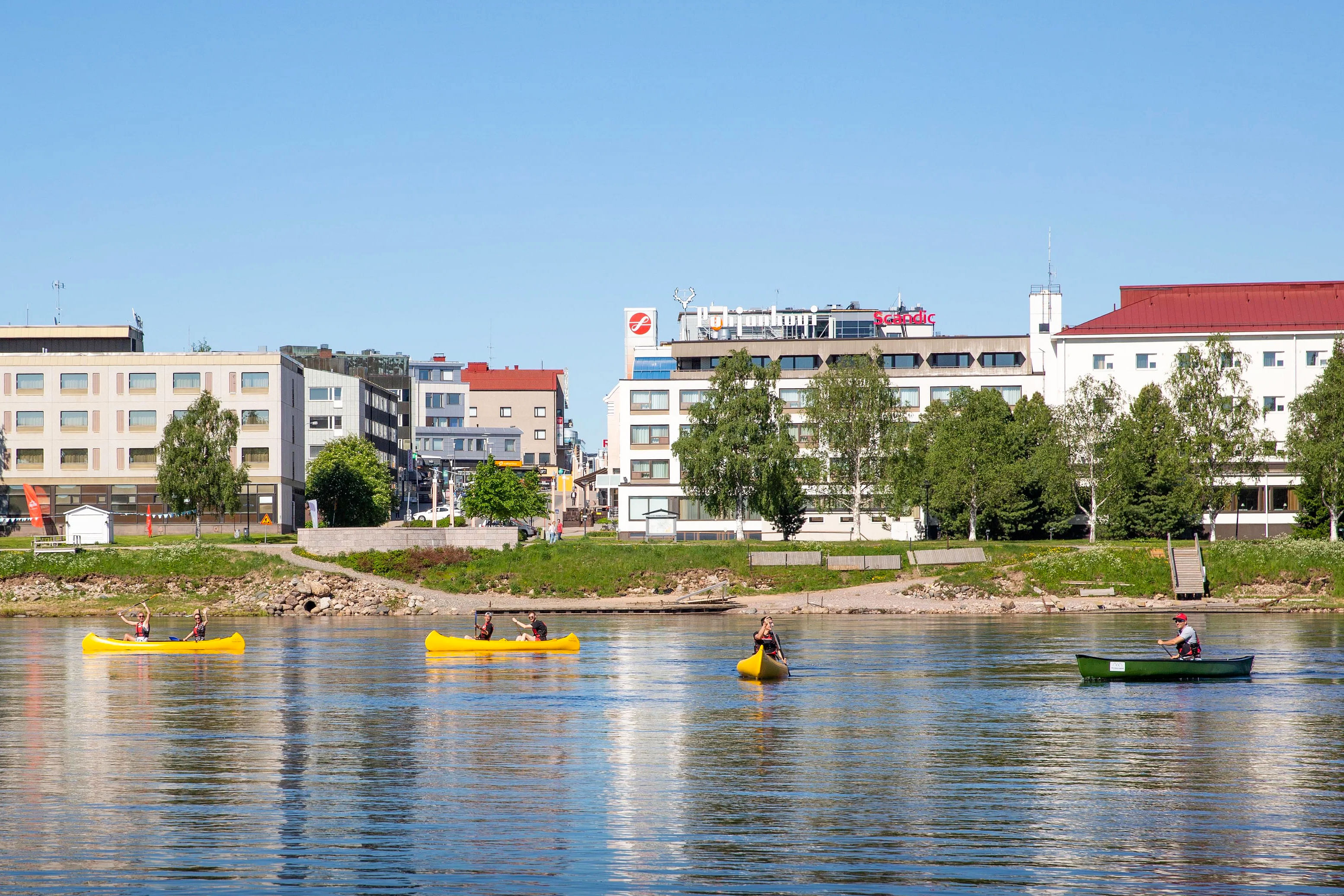 Canoeing trip in Rovaniemi