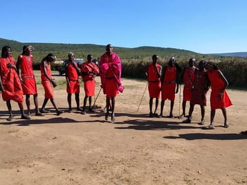 Maasai traditional dancers