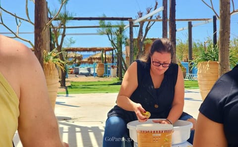 Paros Seaside Pottery Experience with Wheel Throwing and Swim