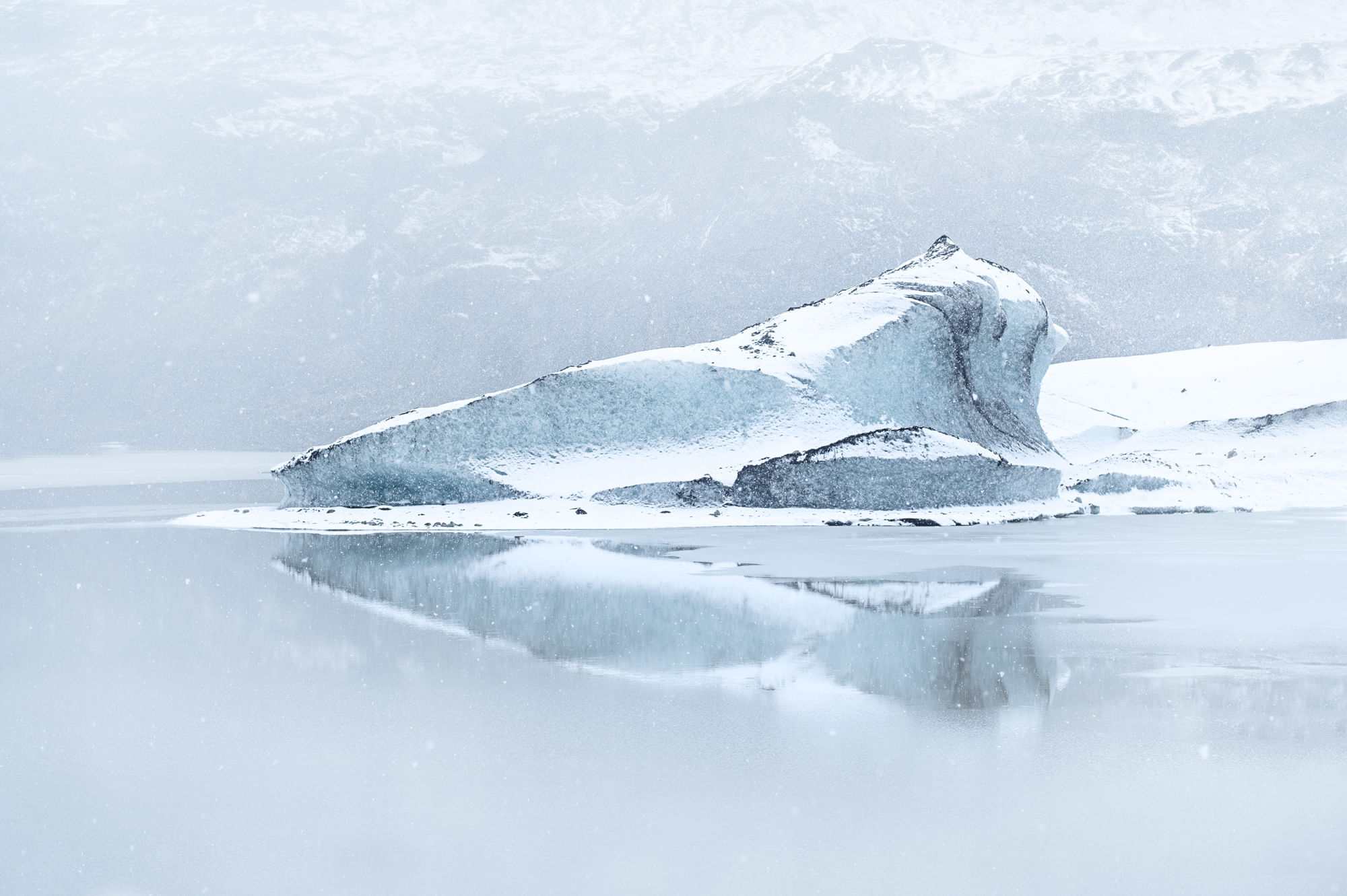 Iceberg on Glacier Lagoon Iceland