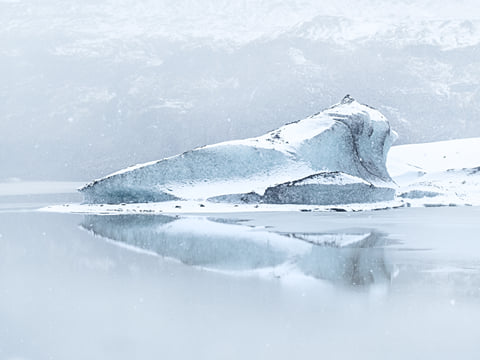 Iceberg on Glacier Lagoon Iceland