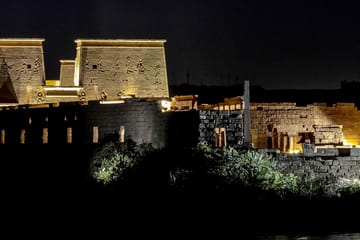 Sound and Light Show at Philae Temple in Aswan