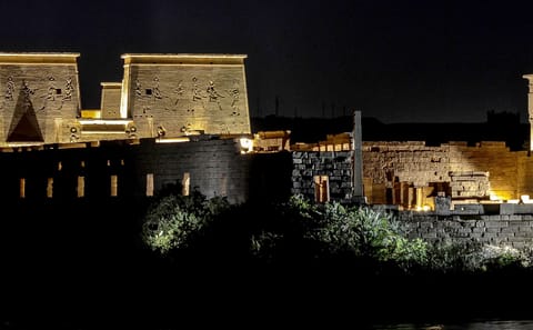 Sound and Light Show at Philae Temple in Aswan
