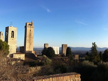 San Gimignano view from the balcony