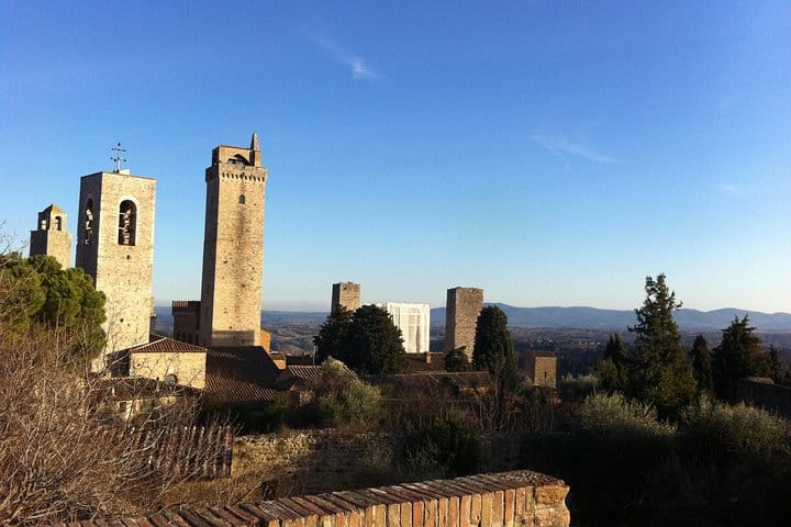 San Gimignano view from the balcony