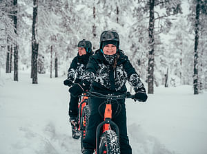 Levi fells and forest on e-fatbike with a guide, Levi