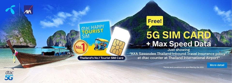 Bangkok: SIM Card with Unlimited Data Plan