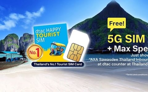 Bangkok: SIM Card with Unlimited Data Plan