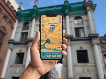 Gdańsk Golden Age GPS App Walking Tour Mobile Game
