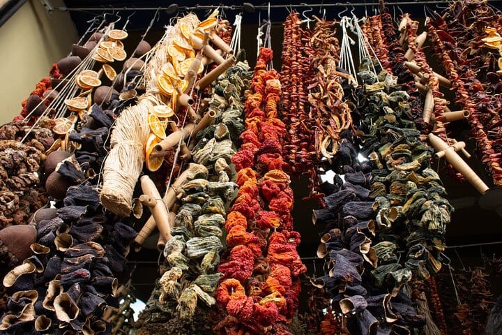 Spice shop around the market