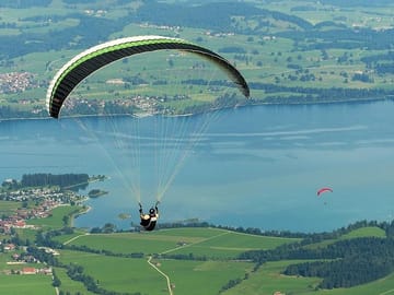 Paragliding Adventure Over Phewa Lake in Pokhara, Nepal