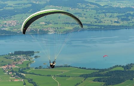 Paragliding Adventure Over Phewa Lake in Pokhara, Nepal