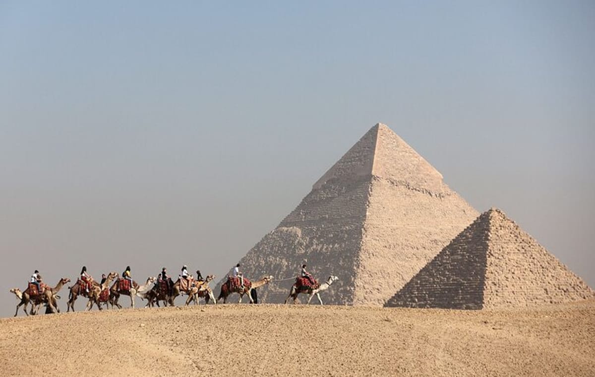 Fly from Sharm El Sheikh to the Grand Egyptian Museum & Pyramids