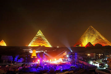 Giza Pyramids Sound and Light Show Tour in Cairo
