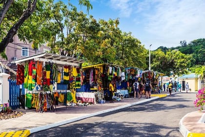 Sightseen tour and Souvenir shopping with private transportation in Montego Bay