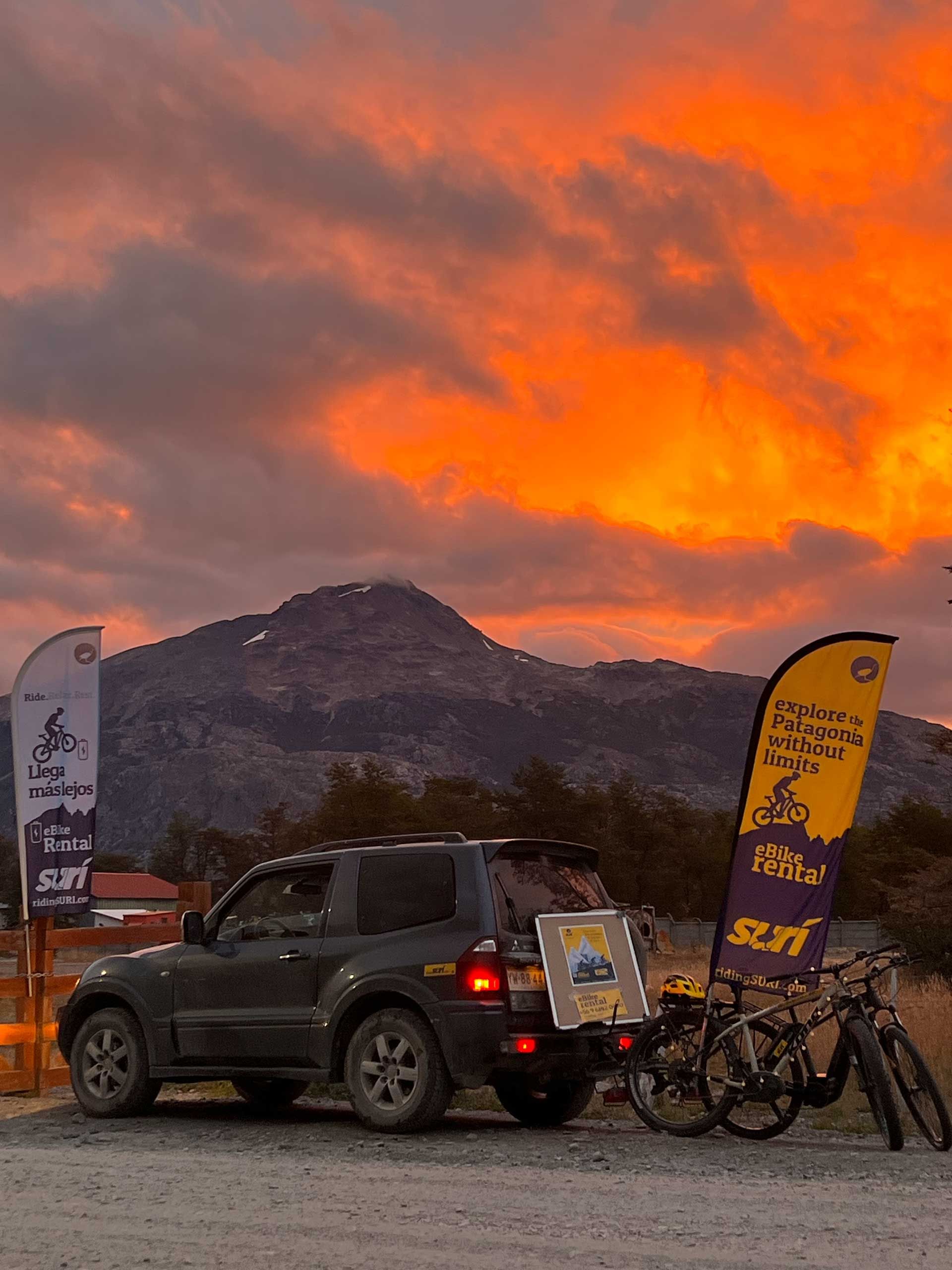 SURí : atardecer en Villa O'Higgins