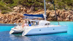 From Palau or La Maddalena: catamaran trip between the islands of the La Maddalena Archipelago