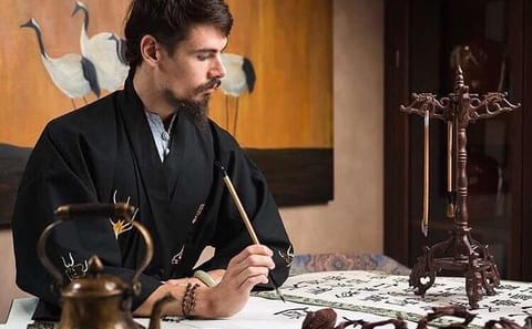 Beijing Calligraphy Class near the Forbidden City