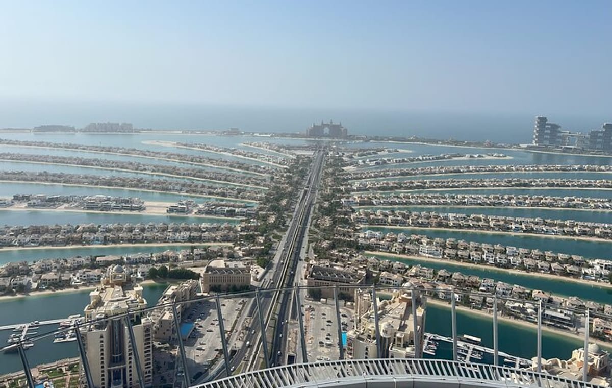 Dubai City Tour The View at Palm Entrance Included