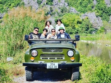 Ninh Binh Adventure Tour from Hanoi in Army Jeep