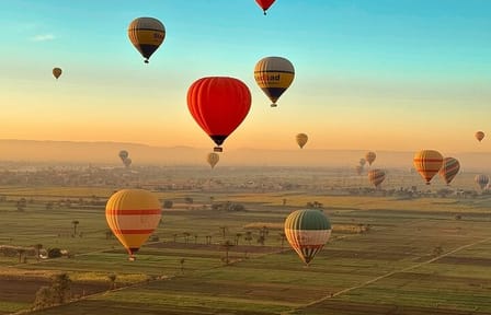 Sunrise Hot Air Balloon Ride Over Luxor's Ancient Sites
