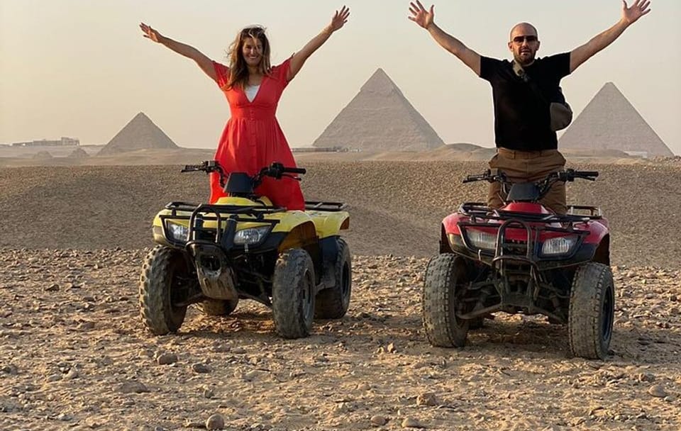 Private Tour of Giza Pyramids with ATV, Camel Ride, and Lunch