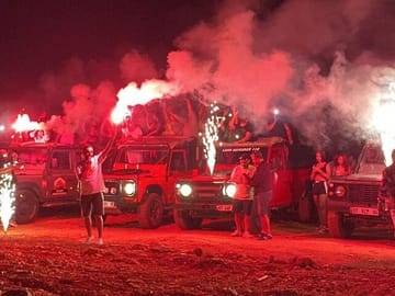 Alanya Night Jeep Safari with Sunset and Boat Trip with Dinner