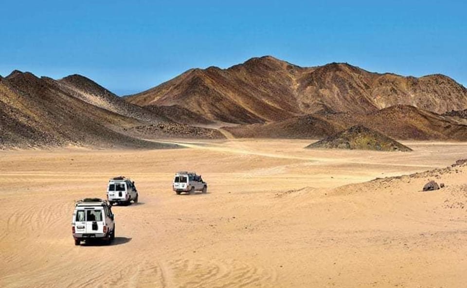 Desert Jeep Safari and Camel Ride Adventure from Safaga
