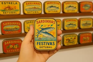 South of Lisbon : Local Market and Sardinia Conserves Factory