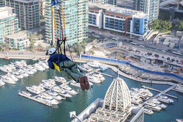 Zipline Experience in Dubai Marina with Private Transfers