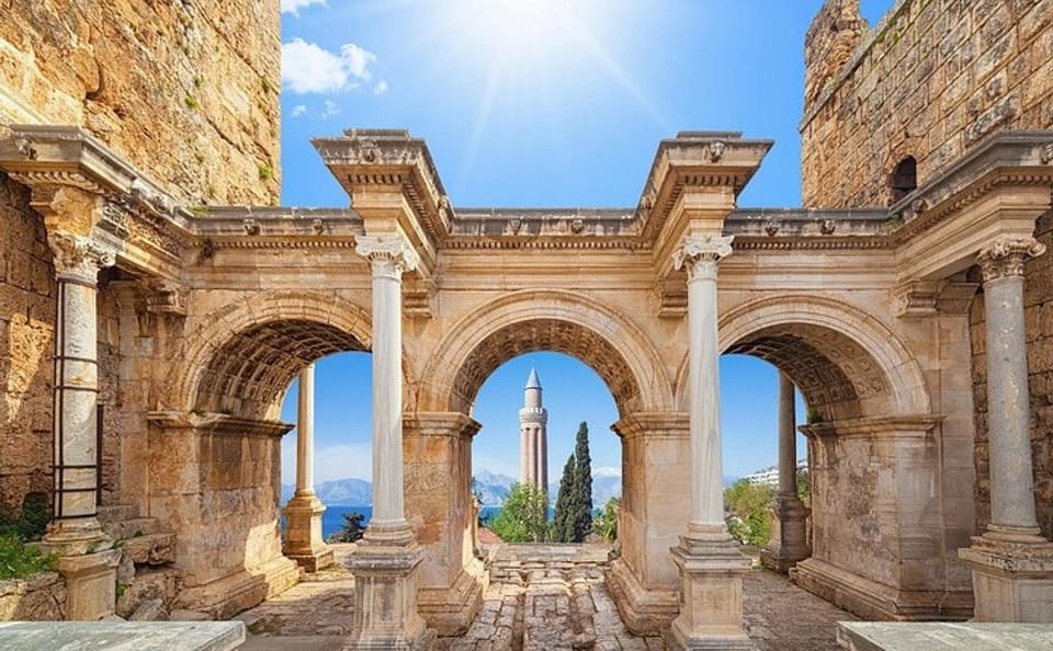 Antalya City Tour with Boat Tour and Waterfalls From Antalya