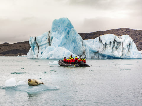 Jökulsárlón Zodiac Boat & Glacier Hike