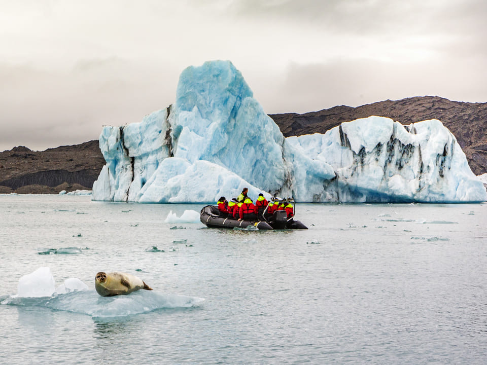 Jökulsárlón Zodiac Boat & Glacier Hike — Arctic Adventures