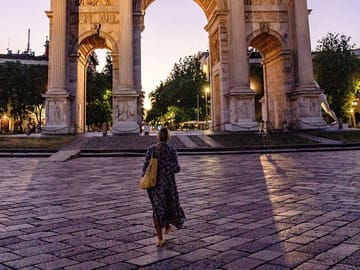 Professional Photography Session at Arco della Pace in Milan