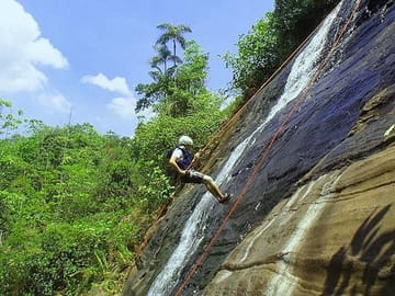 Waterfall Abseiling Adventure in Kitulgala, Sri Lanka