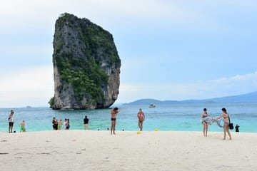 Krabi 7 Islands Sunset Tour with BBQ Dinner and Snorkeling
