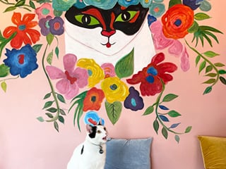 Mjá at the Cat Coffee House
