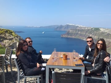 Santorini Wine Tasting Tour in Kamari and Megalochori