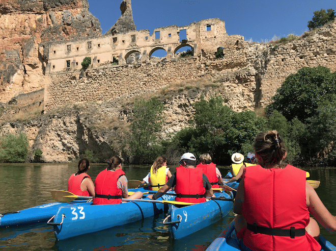 Kayaking in River Duraton Segovia 6