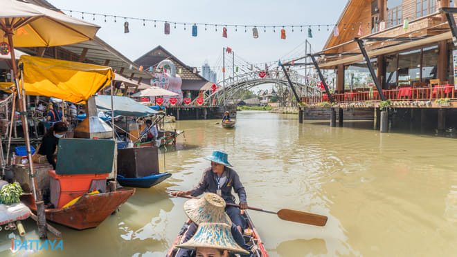 PATTAYA Join Tour Foating Market Pattaya 6