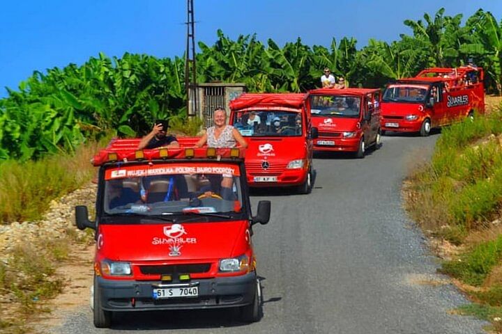 Alanya Sapadere Canyon & Waterfall Tour by Open Cabrio Bus