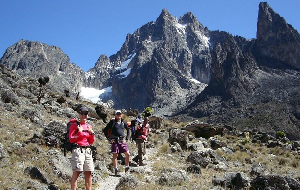 4 Days Mount Kenya Climbing Sirimon Route