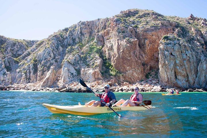 Los Cabos Arch and Playa del Amor Tour by Glass Bottom Kayak