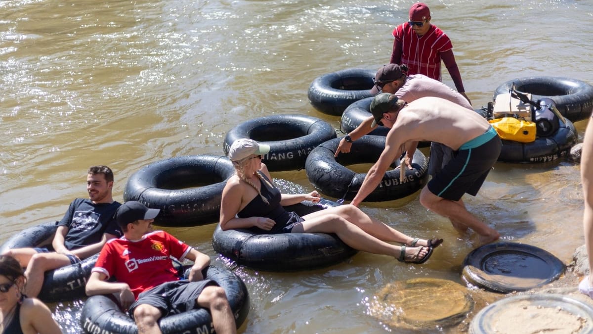 Chiang Mai Half-Day Adventure: River Tubing & Waterfall Slide