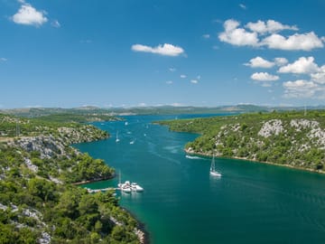 Krka Waterfalls Day Trip with Lake Cruise from Split