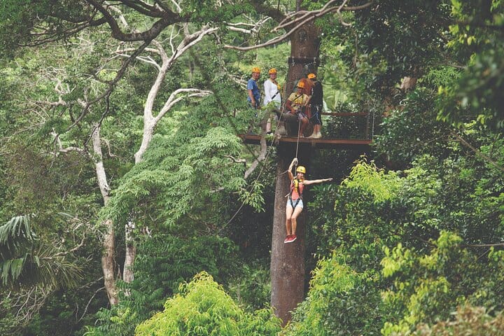 Explore More Flying Hanuman Zipline & Abseil Adventure with Hotel Transfer