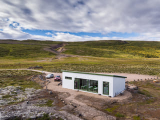 All tours begin at Víðgelmir Cave Centre, a comfortable service house roughly 300m away from the cave entrance.