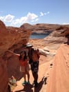 Our guide took us for a swim in lake Powell