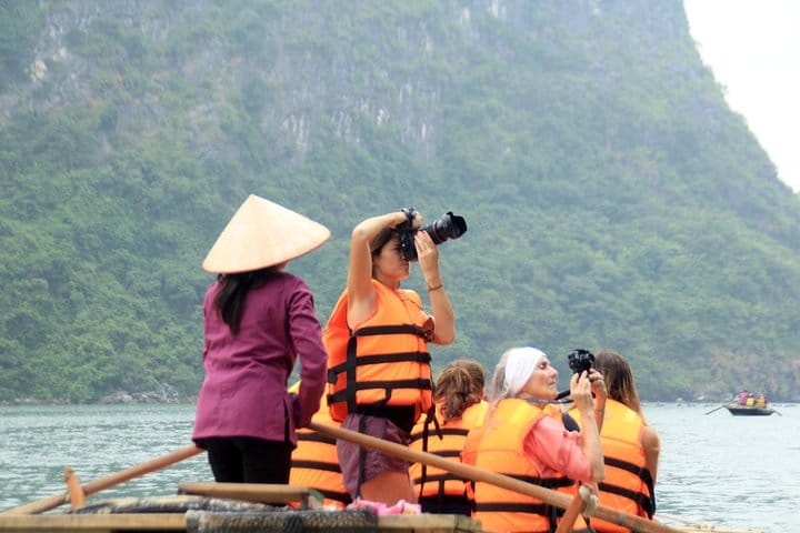 bamboo boat trip